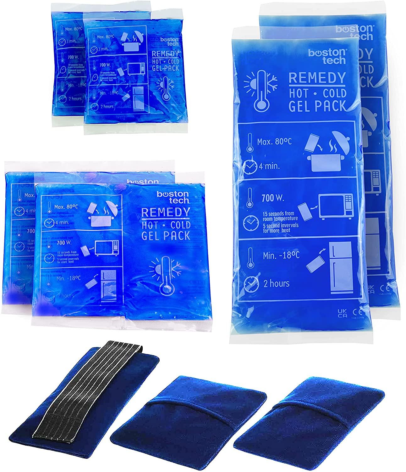 Bolsa de gel con banda de compresión ajustable para terapia de frío y calor