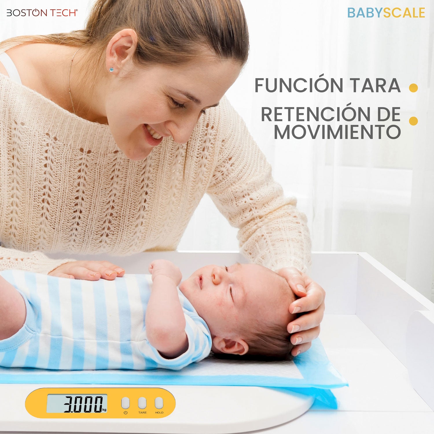 Bascula digital para Bebé y Mascotas - BA10A