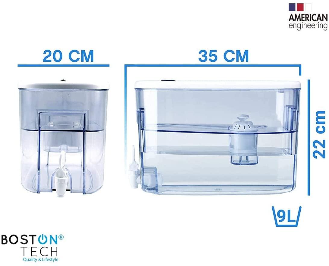Dispensador de agua filtrada Fresia. Compatible con filtros Brita Maxtra,  Maxtra+, Perfect fit,  basic entre